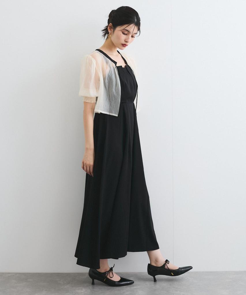 Bis Dress Sheer Top and Cami Black Main [3-Way] Dress, Women's, BVE35040,