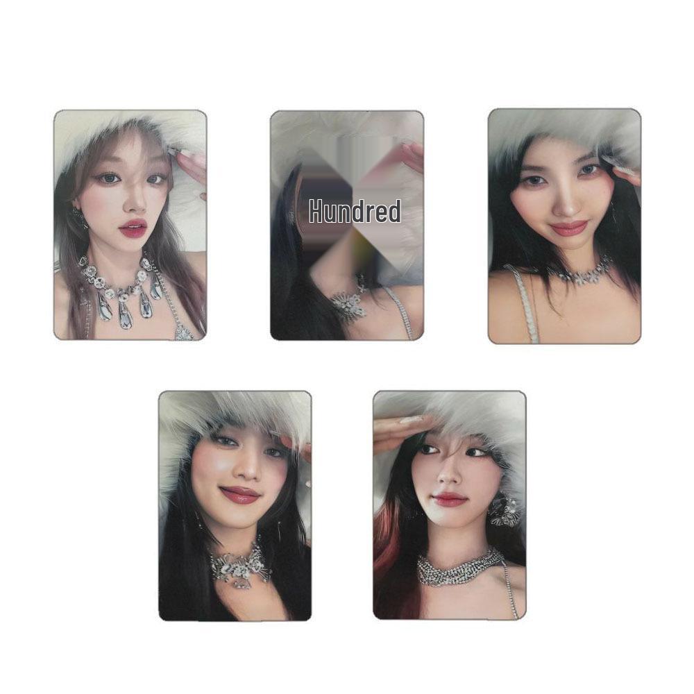 (G)I-DLE Second Album Photocards: Girl Group Set SW1.0 with Snow Hat Bonus Card.