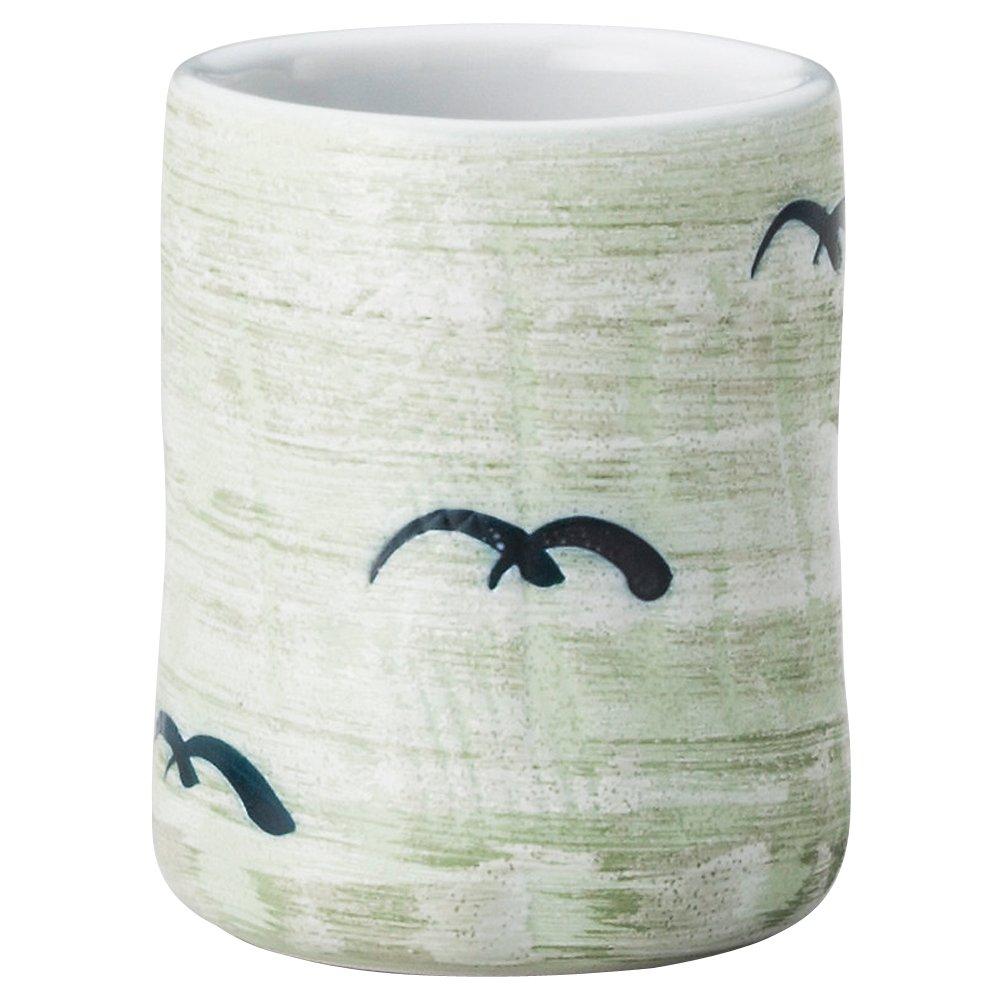 Yamashita Crafts Soyokaze Sushi Teacup Teacup, Porcelain, 7×9.5cm (260cc), (Medium Size)