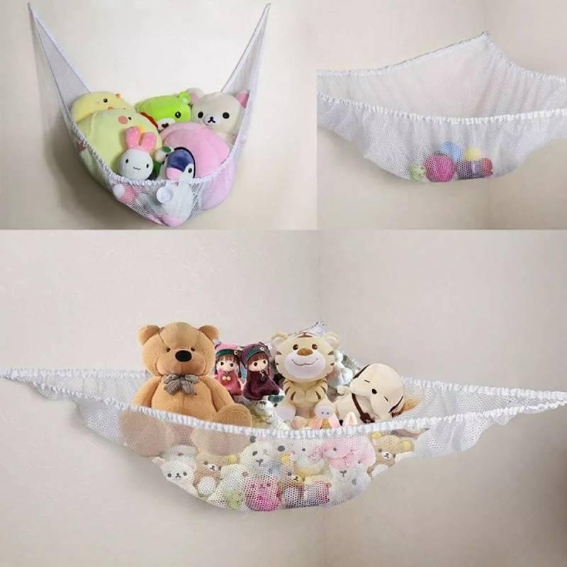Kid Hammock Toy Net Organize Corner Plush Toys Chlid Doll Storage Mesh Bag Net