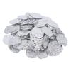 100pcs Pirate Coins Decor High Simulation Special Patterns Festival Decorative Coins for Halloween