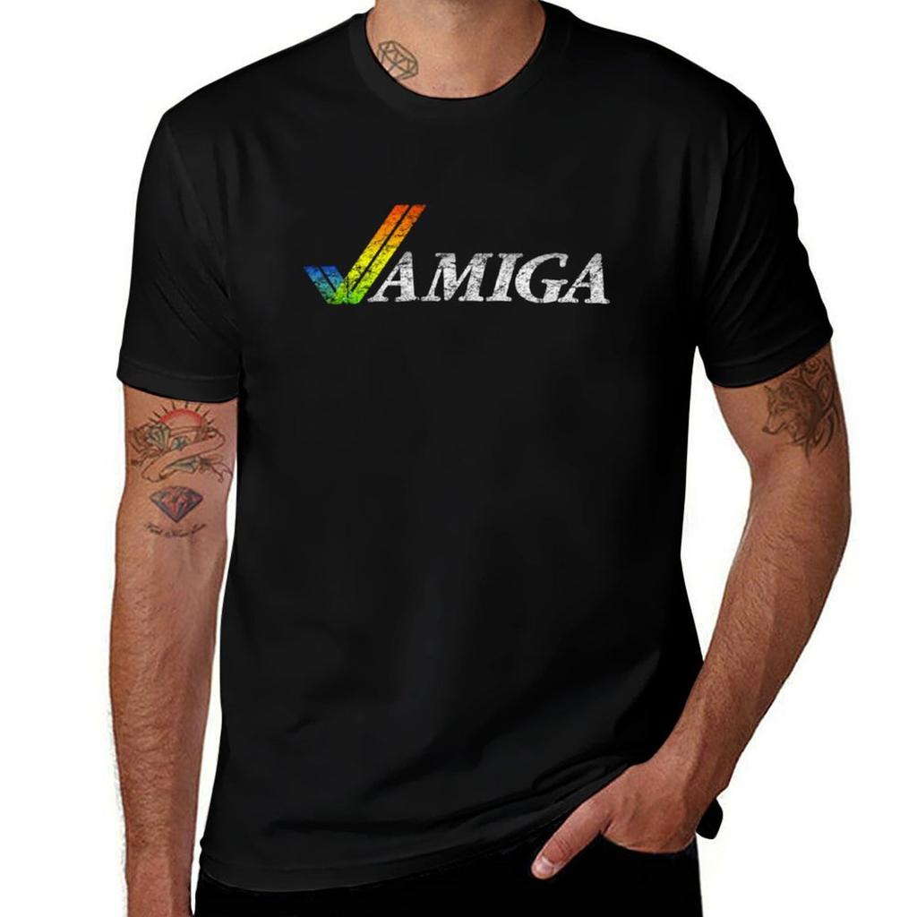 Amiga Gaming Tshirt Large Size Basic Casual Tshirt
