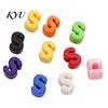 Craft Beads Set 10Pcs DIY Acrylic Bubble Letter Beads, Colorful Large Alphabet for Jewelry Making Crafts Making, Spacer Keychain Bag Charm Custom Word