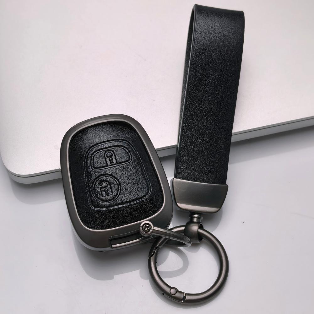 Zinc Alloy Remote Key Cover Case For Citroen C1 C2 C3 C4 Xsara Picasso Key Cap Peugeot 107 206 207 306 307 407 Toyota Aygo