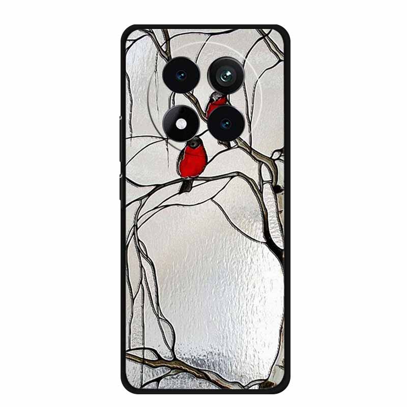 3D Emboss Case For Xiaomi Redmi Note 15 Phone Case Flowers Black Silicone Soft Back Cover Coque For Redmi Note 15 Pro Plus Case