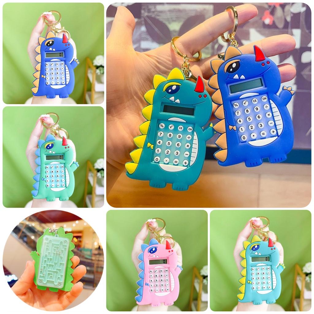 Lovely Resin Dinosaur Maze Keychain Creative Kids Toy Decoration