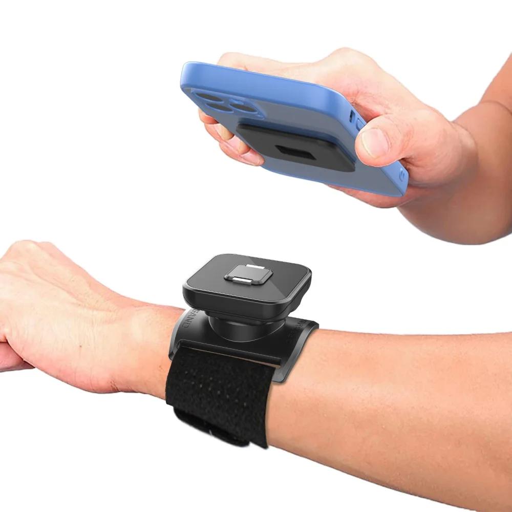 Running Wristband Phone Holder Armband Upgraded Cycling Accessories for Smartphone Outdoor Sports Running Record Music Bracket