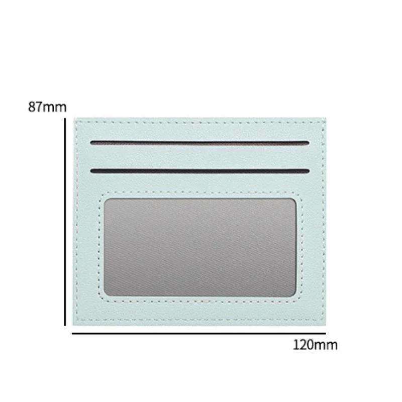 Moda damska Mini Bank Posiadacz karty kredytowej Organizator Portfel Moneta Kiesy Ultra cienka skórzana saszetka na dowód osobisty Torba na karty