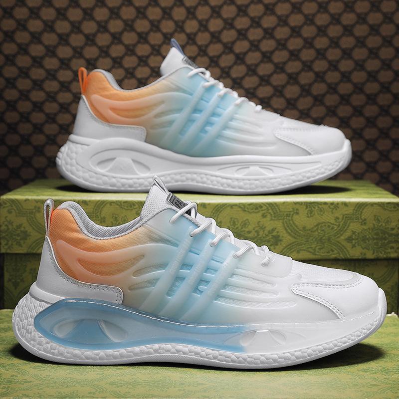 

Men s shoes summer and autumn new mesh breathable casual sports dad shoes popcorn non-slip soft-soled shoes 44