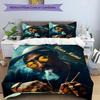 3PC Custom Name "Rap Star Smoke Style" Bedding Set Printed  Bedding Set Duvet Cover Closure Includes 1 Duvet Cover & 254 Pillowcases for Bedroom