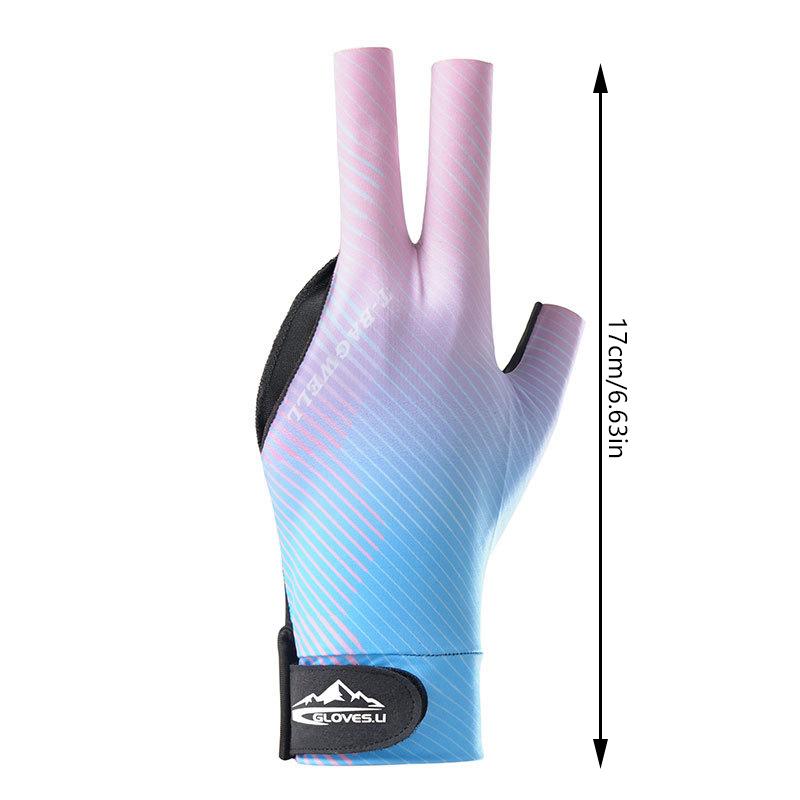 1 Pezzo Guanto da Biliardo Snooker Guanto da Biliardo Adesivi Antiscivolo Elasticità Guanti da Allenamento Biliardo Accessori