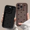 Love Heart Phone Case For iPhone 16 Pro Case iPhone 17 Air 13 12 11 15 14 Pro Max XR X XS 7 8 Plus SE Shockproof Soft Silicone Cover