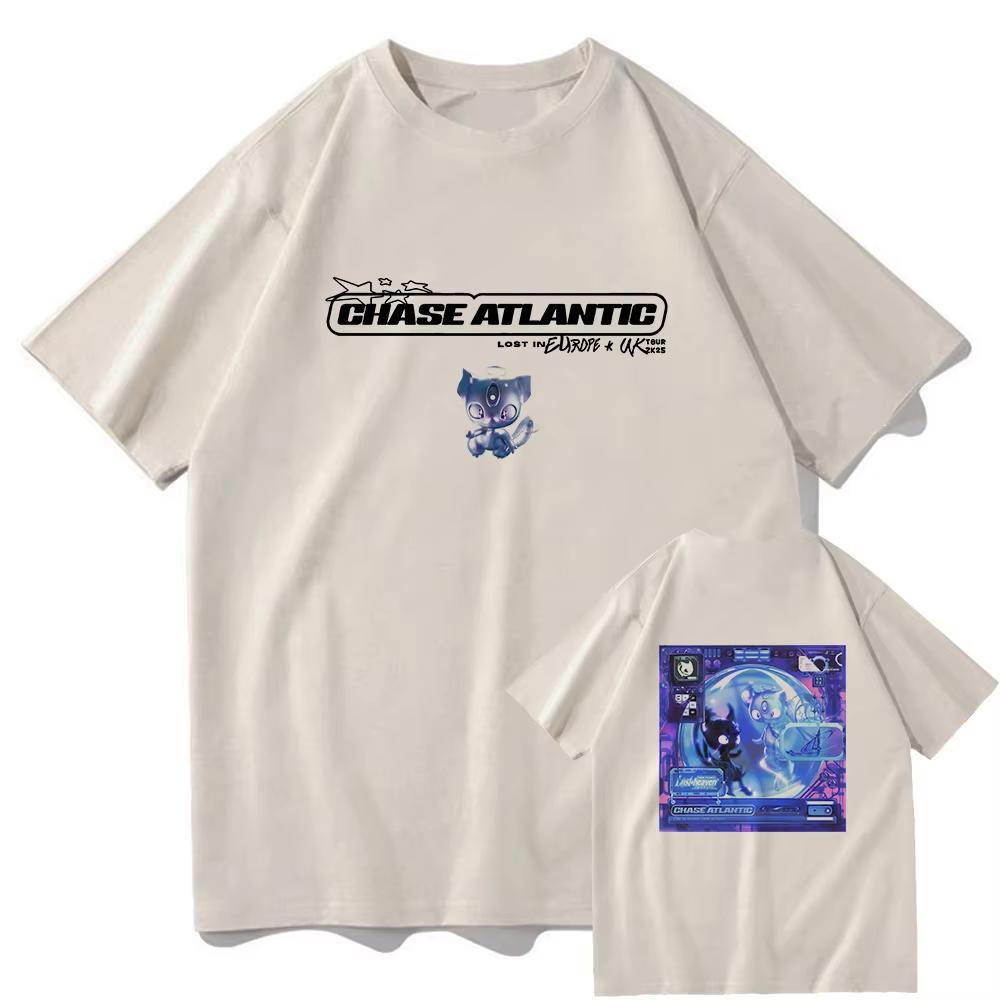 Trend Chase Atlantic Lost in Europe and UK Tour T-Shirt 2025 Album Lost in Heaven Herren Damen Kleidung Harajuku Baumwoll-T-Shirt Top Y2k