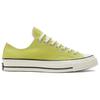 1970s Low Top Canvas Shoes Unisex Green A11446C