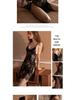 Plus Size Women's Sexy Lace Ice Silk Nightdress & Bathrobe