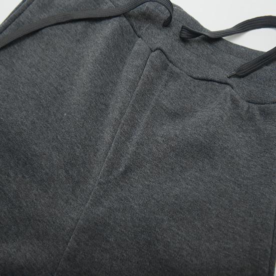 2Pcs/Set Long Sleeve Elastic Waist Mid-rise Thickened Sportswear Set Men Winter Solid Color Pockets Hooded Sweatshirt Pants Set Daily Clothing