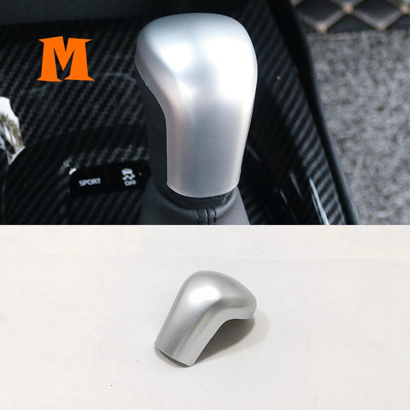 Wood Grain Carbon Red For Suzuki Swace -2022 Accessories Car Gear Shift Lever Knob Handle Decoration Protector Sticker Cover