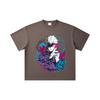 260 GSM Double Yarn 32 Count 100% Cotton Jujutsu Kaisen V59 Gojo Print Unisex Heavy Cotton T Shirt