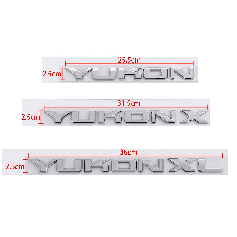 YUKON YUKONXL YUKON X new old emblem car stickers for chevrolet GMC pickup side door mark rear trunk big small label refit logo lf2