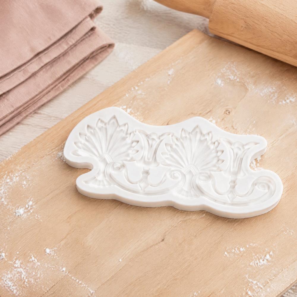 European Retro Style Cake Border Mold Chocolate Border Mold  Fondant Chocolate