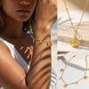 Muschel Zirkonia Armband für Damen Wasserdicht Anlaufgeschützt Edelstahl Verstellbar Sommer Strand Mode Schmuck