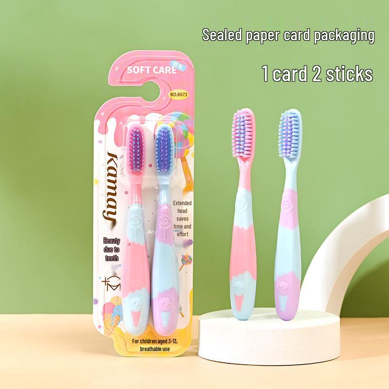 Haniya Soft U-Shaped Toothbrush, 6-Pack Large Head with Fine Bristles for Adults