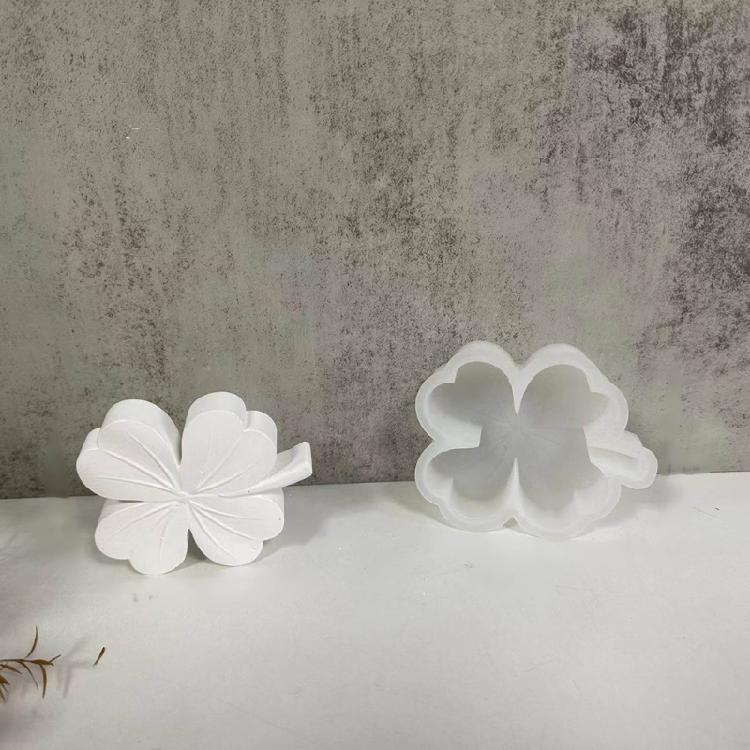 Four Leaf Candle Molds FOR DIY Craft Gypsum Ornaments