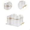 Food Storage Container Gadget Drawer Airtight Lid Tin Rack with Tray