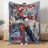 Warner Bros. Movies (16) Personalized Text Blanket Throw Customizable Blanket Comfortable Perfect for Sofa Livingroom Living Room Bedding
