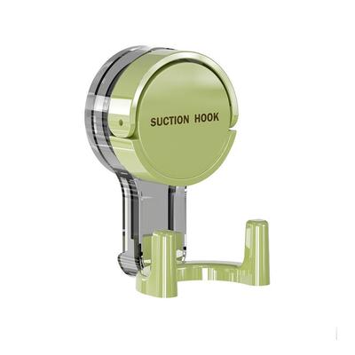 Self-adhesive Suction Cup Double Head Hooks Removable Wall Mounted Keys Clothes Hooks Multifunctional No-Drilling