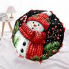 1pc Snowman, Winter Automatic Folding Umbrella - 8-Rib Automatic Open/Close, Large Canopy Birthday Festival Gift Yy251217125