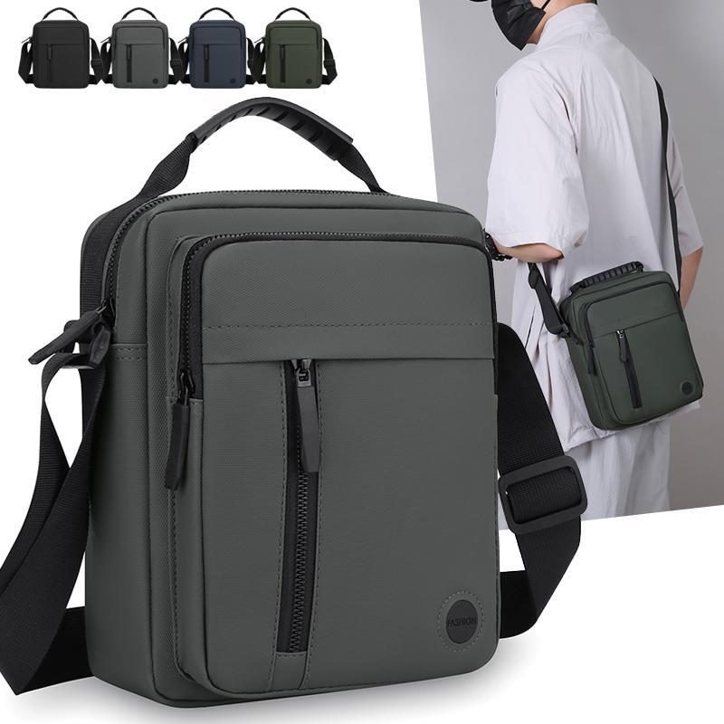 Taška přes rameno Pánská taška Velkokapacitní Crossbody taška Business taška