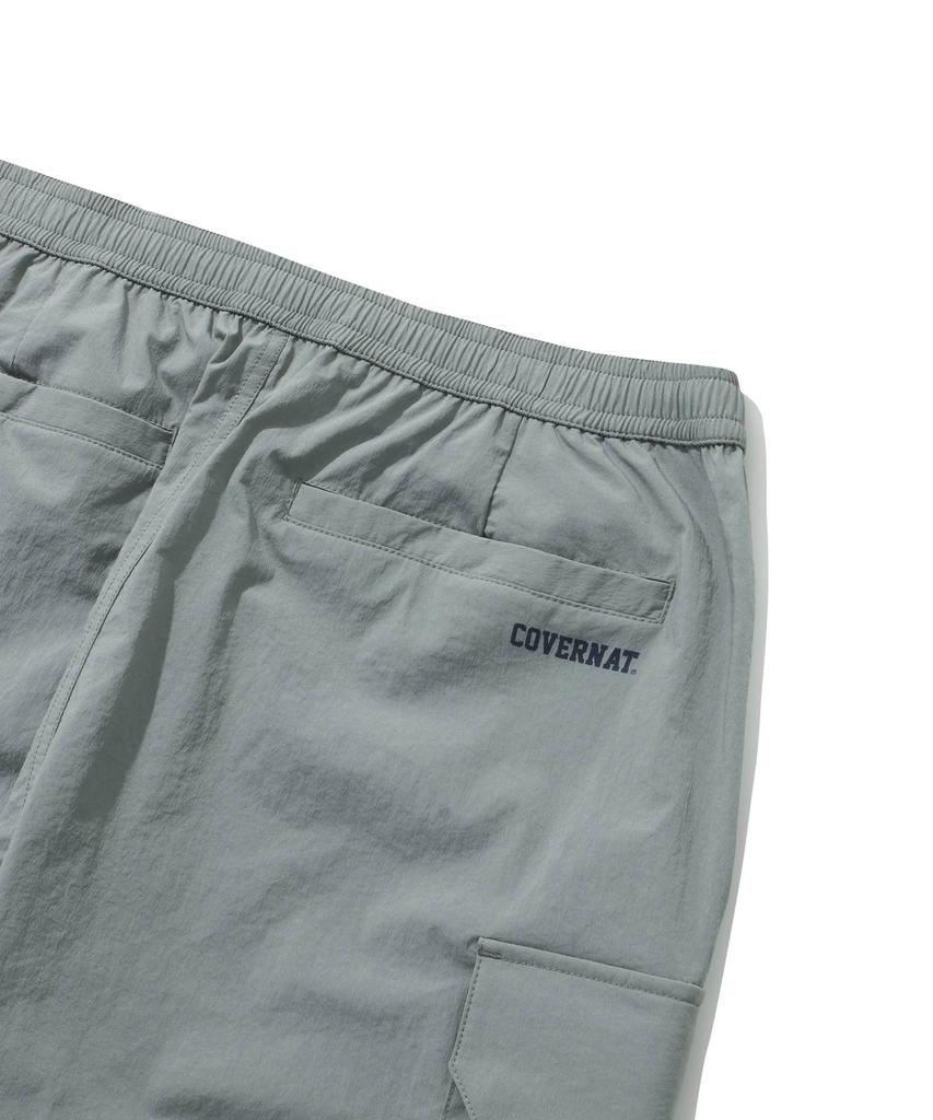 COVERNAT Woven Cargo Jogger Pants Charcoal
