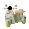 Retro Style Dual-Seat Motorcycle Tricycle for Children Aged 1+, Stable Electric Ride-On Toy