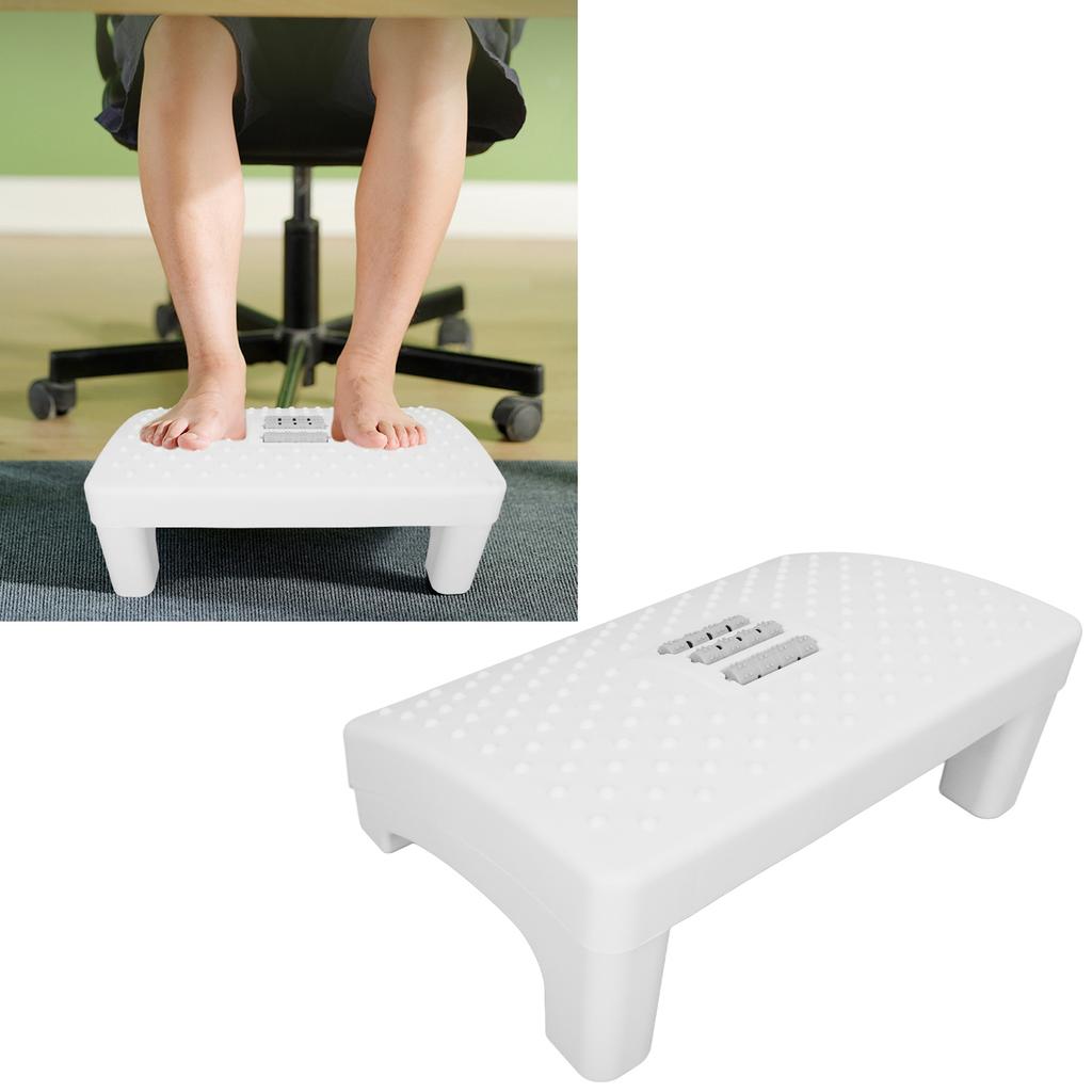Under Desk Footrest   Roller Relieve Fatigue Reduce Swelling Pain Ergonomic Foot Rest