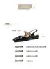 Baotou patent leather square toe low heel rhinestone buckle rear hollow Mary Jane shoes