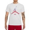 Jordan T Shirts Men's White Crew Neck Moderate Straight Fit DO8905-100