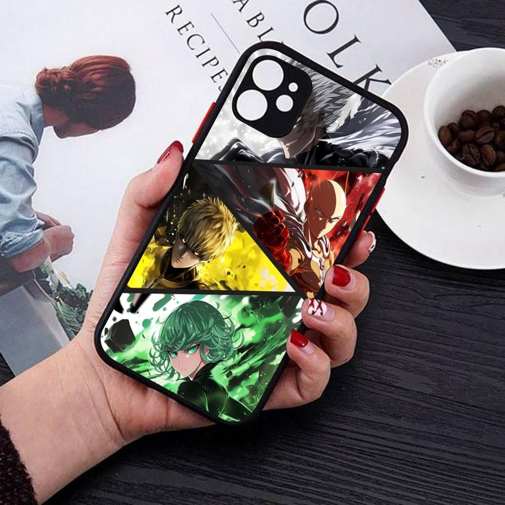 One Punch Man Phone Case For IPhone 14 11 12 13 Mini Pro Max 8 7 Plus X XR XS MAX Translucent Matte Cover
