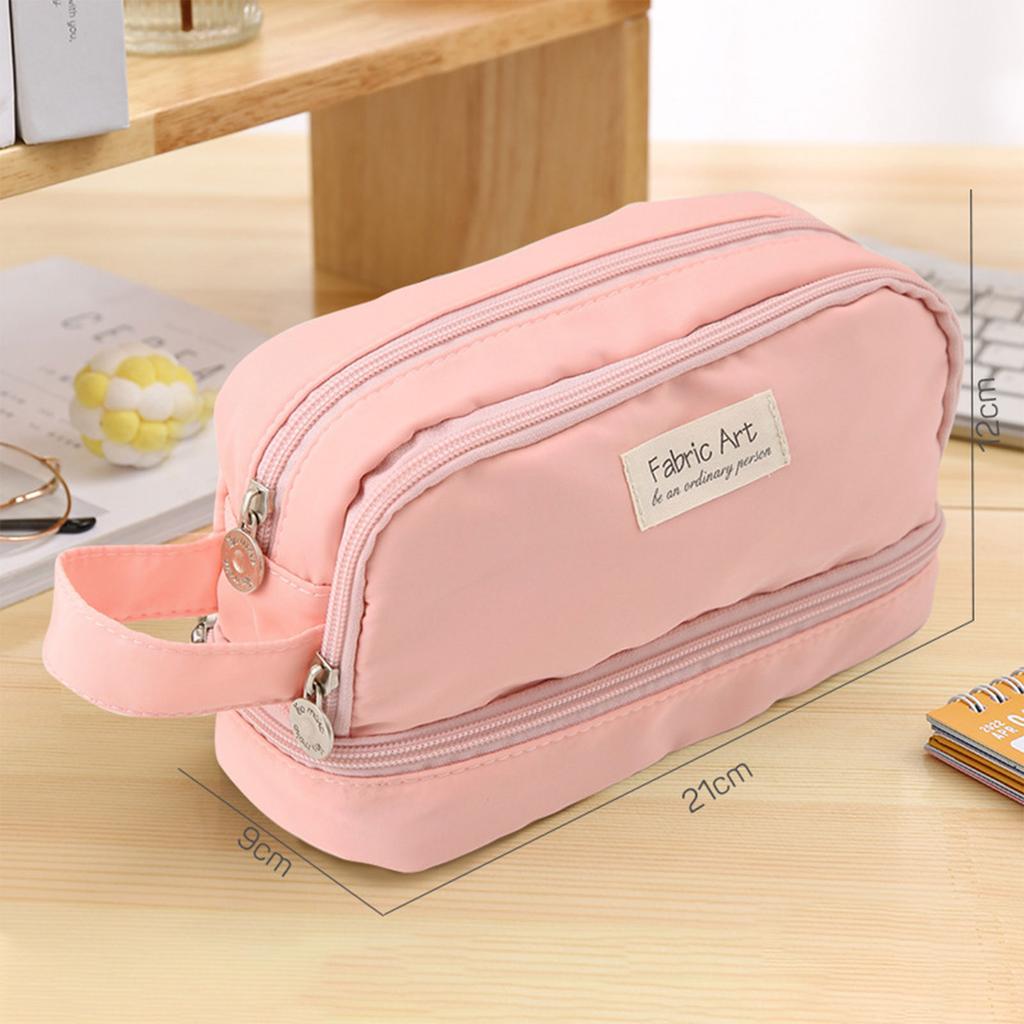 Capybara Pencil Case Kawaii Large Capacity Pen Bag Cute Animal Element Pencil Bag For Student Term Begins School Supplies 2025