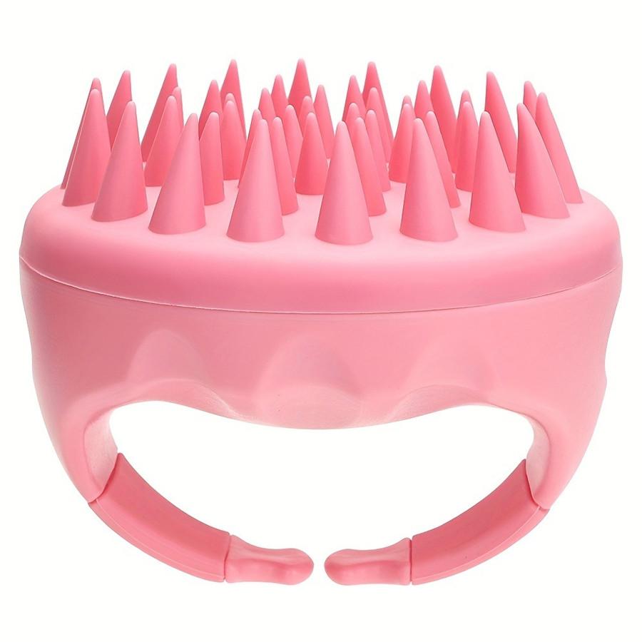 Scalp Massager Shampoo Brush Silicone Head Cleaning Brush Handheld Shower Scalp Cleaning Brush Bathroom Accessories