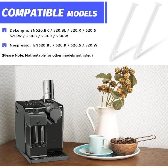 5313226701 Replacement for Nespresso Delonghi Lattissima Plus Aspiration Milk Tube Suction Silicone Pipe (2-Pack)