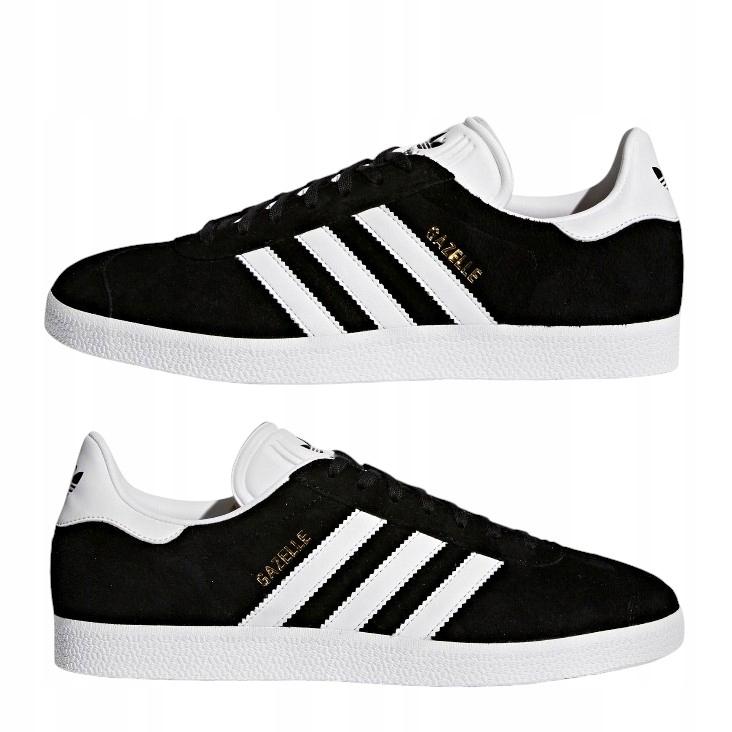 Sneakersy męskie/damskie czarne adidas GAZELLE (BB5476)