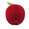 Flocked Ring Gift Box Red Apple Shaped Portable Earrings Necklace Rings Jewelry Storage Case