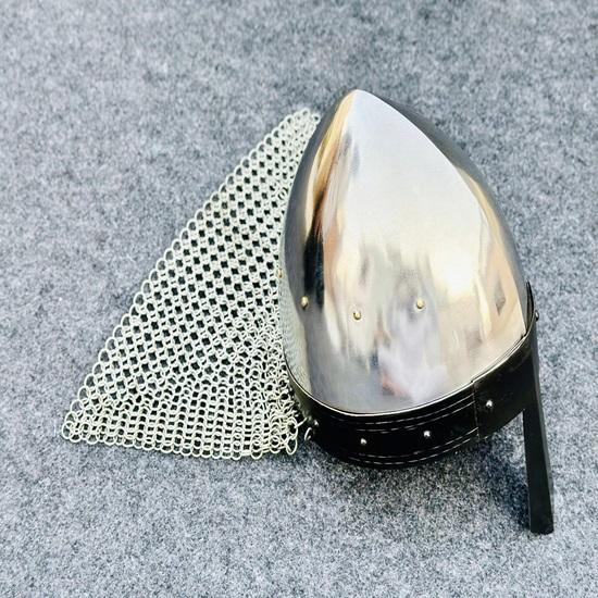 Viking Nasal Chainmail Helmet A Unique Gift For Viking Series Lovers
