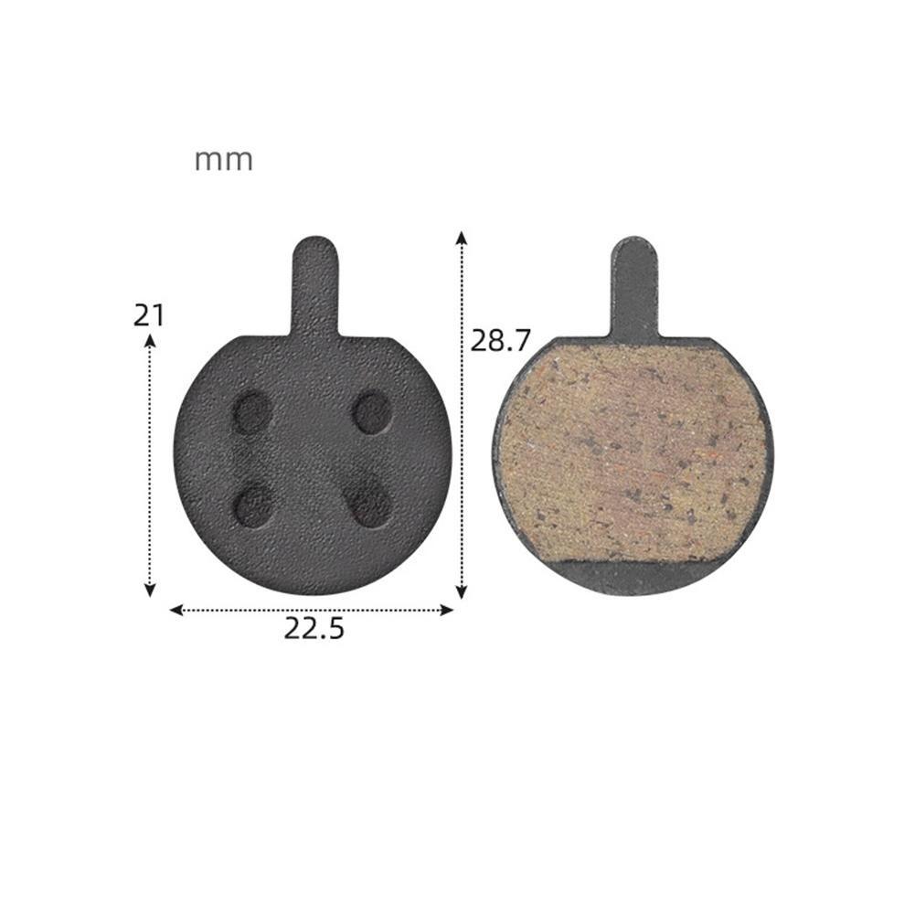 Prático pastilha de freio a disco bicicleta acessórios preto