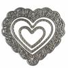 Heart Lace Hollow Frame Metal Steel Cutting Dies Stencil DIY Paper Card Embossing Die Template