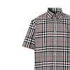 Burberry Shirts Men's Gray Pointed Collar Moderate Shirt 80293701