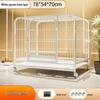 Indoor Pet Cage with Toilet for Medium to Large Dogs: Suitable for Border Collies, Labradors, and Golden Retrievers