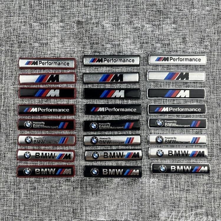 Motorsport Metal Car Sticker Aluminum Emblem Grill Badge For BMW M E46 E90 E60 F30 G20 X1 X2 X3 X4 X5 X6 X7 i3 i4 i5 i7 M2 G30 KF5