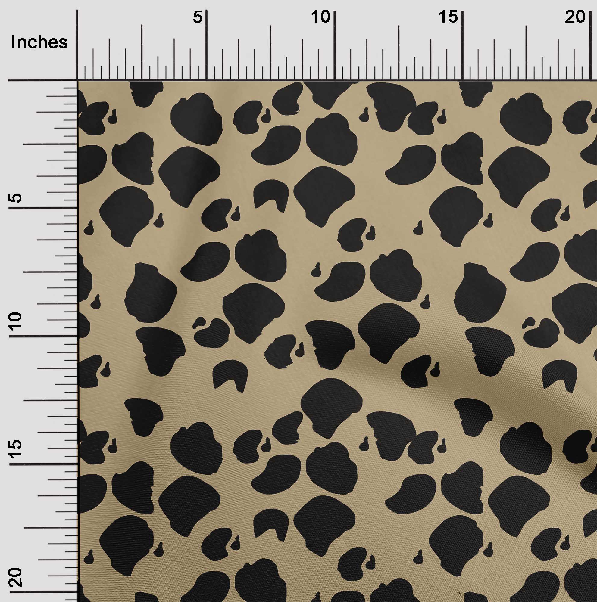 

OneOone Cotton Flex Світло-коричнева тканина Шкура тварин Шиття Ремісничі проекти Принти на тканині 40 дюймів 42 Inch Wide - Viscose Chiffon світло-коричневого кольору